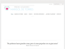 Tablet Screenshot of premiomarisoldetorres.org